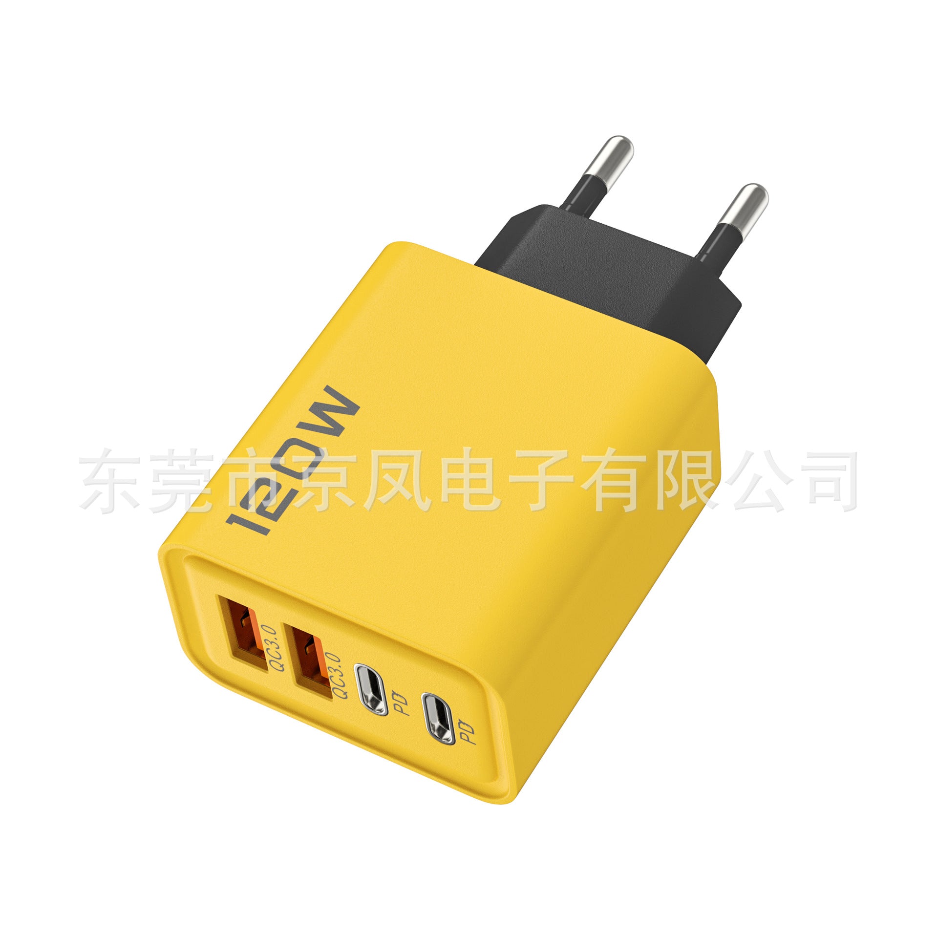 120W Charging Head 2USB 2Type-c Multi-port PD Wall Charging 5v2a Travel Charging Head