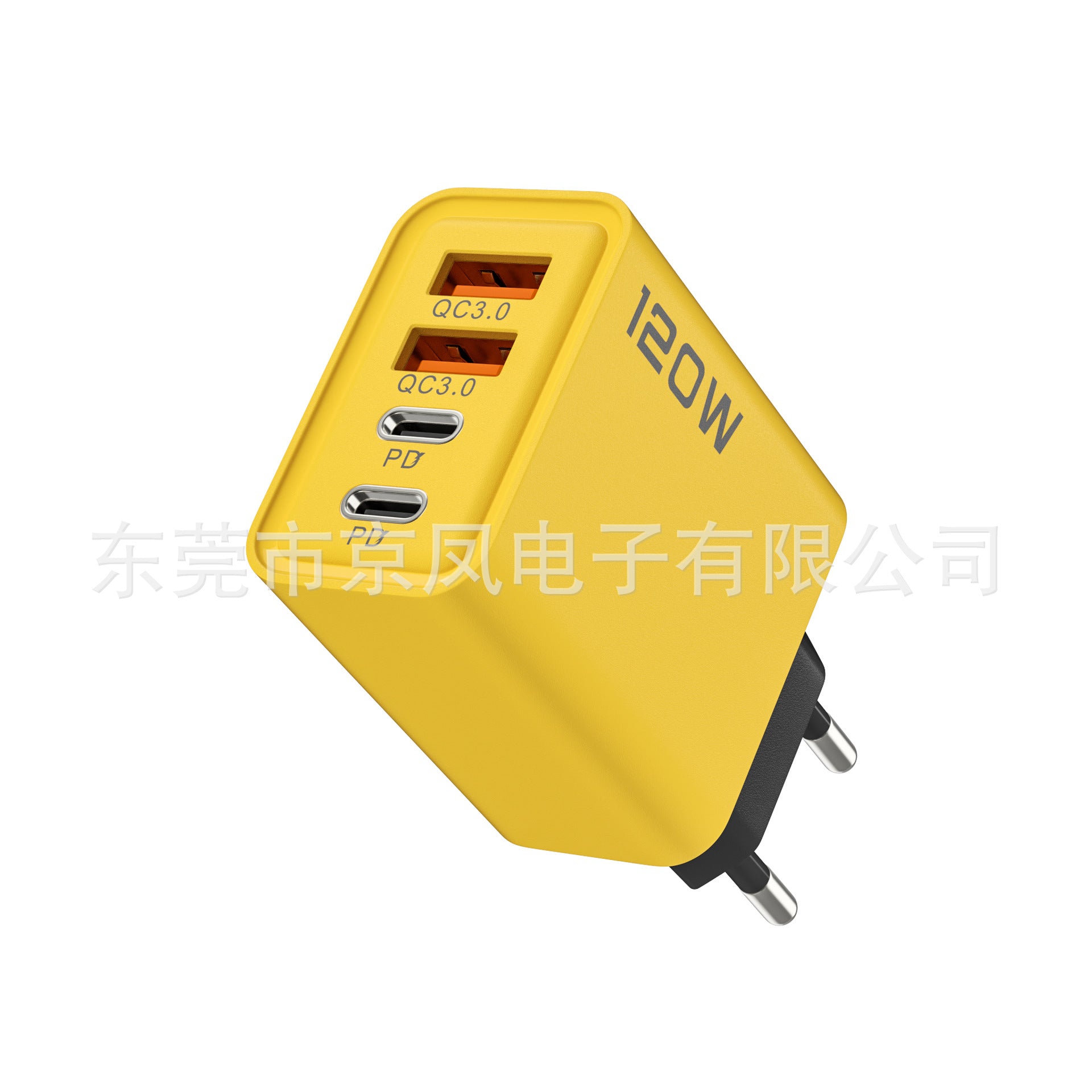 120W Charging Head 2USB 2Type-c Multi-port PD Wall Charging 5v2a Travel Charging Head